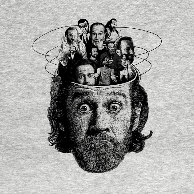 george carlin by fellfreestuffstudio